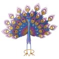 thumbnail image 3 of Peacock Statue, Fading Resistant  Lightweight Peacock Decor  for Garden, 3 of 7