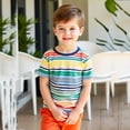 thumbnail image 4 of YUEHUA Toddler Girl Two-Piece Set Floral Print Short Sleeve Top and Shorts Outfit Summer Playdate Clothes Cute & Comfy,Size 3-4 Years, 4 of 7
