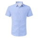 thumbnail image 3 of Camisas De Franela Para Hombre Camisa de Hombre Camisa con Botones de Manga Corta Camisa Informal con Estampado de Playa de Verano con Dragón para Hombre Estilo Dos (Light Blue, L), 3 of 5
