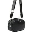 thumbnail image 2 of Women Camera Small Bags Big Capacity PU Leather Daily Commute Bag (Black), 2 of 10