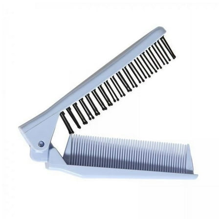 Gazechimp 2xFoldable Hair Comb Brush Double Headed Mini Pocket Comb for