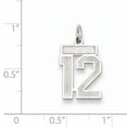 thumbnail image 2 of Collier Pendentif en Argent Sterling 925 Numéro 12 Charmes, 2 of 6