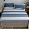 thumbnail image 3 of Soft Washed Cotton Bed Sheet Comfortable Sleep Bedding for Home and Hotel, 3 of 16