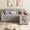 Light Gray, variant on Danolapsi Sofa Bed,2 in 1 Pull Out Couch Bed with Storage Space and Arms,Sleeper Sofa with Pull Out Bed,L-Shaped Sofa Couch Bed,1 USB-A, 1 Type-C,Linen Sectional Sofa for Living Room(ship in 2 boxes)