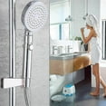 thumbnail image 4 of Adjustable Shower Head Bracket Universal 18-25mm Slide Bar 45 Rotation Shower Head Rail Holder, 4 of 5