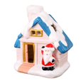 thumbnail image 1 of Ruiboury Resin Snow House LED Village Set Desktop Decoration House Santa 1Set, 1 of 6