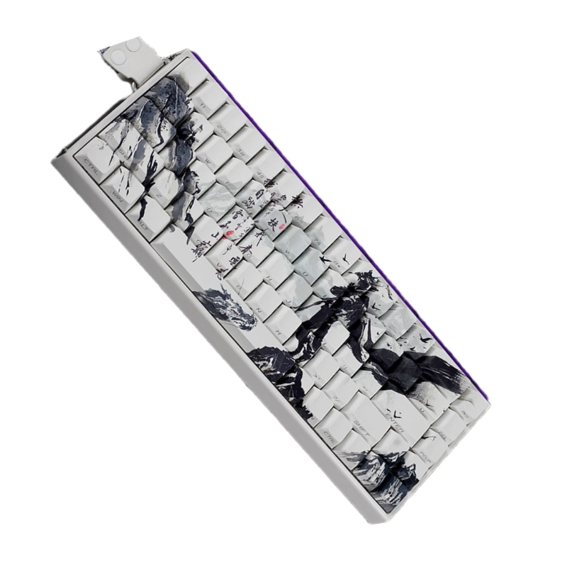 60% 68% ANSI ISOs Layout PBT Original Profile Keycaps With The Legend of Chusen Artwork For 61/64/68 Mechanical Keyboards