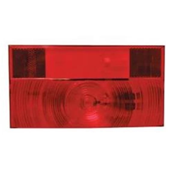 Peterson Mfg V25911 Stop & Tail Light- Red - 8.56 In.