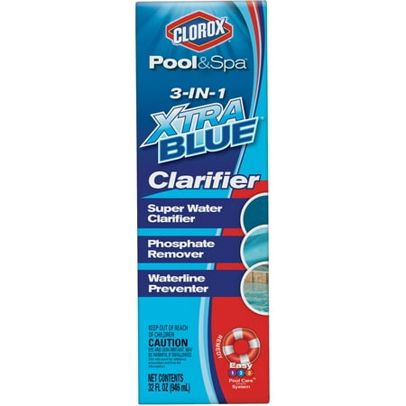 Clorox Pool&Spa 3-in-1 XtraBlue Pool Clarifier,