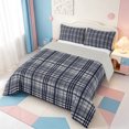 thumbnail image 2 of Erosebridal Minimalist Stripe Full Size Comforter Sets,Modern Lines Bedding Comforter Set,Light Gray Reversible,3pcs,1 Comforter and 2 Pillowcases, 2 of 7
