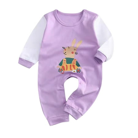 

Child Baby Boys Girls Romper Long Sleeve Animals Cartoon Romper Cute Cotton Patchwork Jumpsuit Outfits Clothes