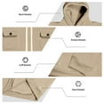 thumbnail image 4 of Yusimy Men's Solid Color 2-Piece Hoodie Set Button Pocket Drawstring Pants Long Sleeve Casual Sports, 4 of 7