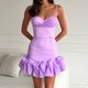 thumbnail image 2 of Vestido túnica sexy con dobladillo floral Estilo vintage Mujeres Slim Fit Ropa de fiesta de cóctel FLhrweasw Nuevo, 2 of 9