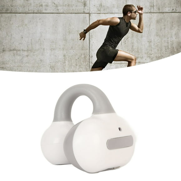 5.3 Clip On Earphone, Stereo Single Ear Open Ear Clip On Headphone for Business, HIFI Sound Quality, Touch Operation