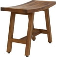 thumbnail image 3 of AquaTeak Patented Asia Lotus Teak Shower Bench Teak Oil - 24" Wide, 3 of 9