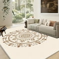 thumbnail image 2 of 5.3'x7.5' thin entryway rug western living room rug royal area rug rug for home office rug pad &nbsp;non slip, 2 of 10
