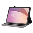 thumbnail image 2 of Decase Compatible with Lenovo Tab M9 Cover 9.0 inch (TB-310FU,2023 Released) with Pencil Holder,Tri-Fold Stand Embossed Rose Pattern Slim Fit Protective Cover for Lenovo Tab M9 Tablet,Purple, 2 of 8