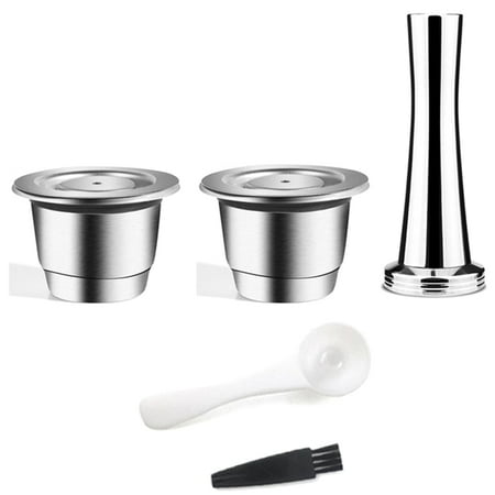 

Refillable Capsule 2 Version Reutilizable Stainless Steel Reusable Coffee Filter Espresso Coffee Pod