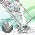 thumbnail image 6 of Nagebee Case for Samsung Galaxy S21+ Plus 5G with Screen Protector (Soft Full Coverage), Sparkle Glitter Flowing Liquid Bling Diamond [Ring Holder & Wrist Strap] Women Girls Cute Case (Gem), 6 of 6