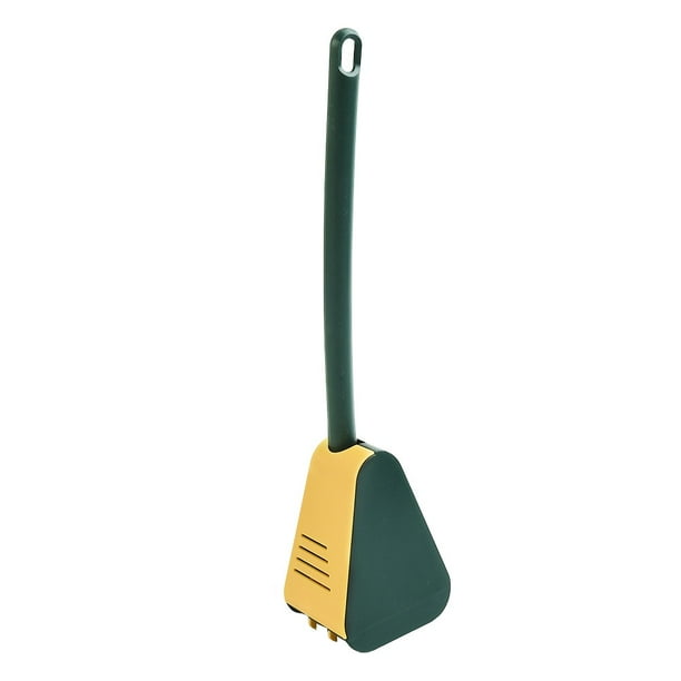 ALSLIAO Long Handled Bristles Toilet Brush, Toilet 360° Toilet Brush