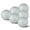 White, variant on 6 Pieces Decorative Balls for Centerpiece Bowls Decorative Orbs Set 2.36 Inch Glass Mosaic Sphere Balls Centerpiece Balls for Bowls Vases Dining Table Decor