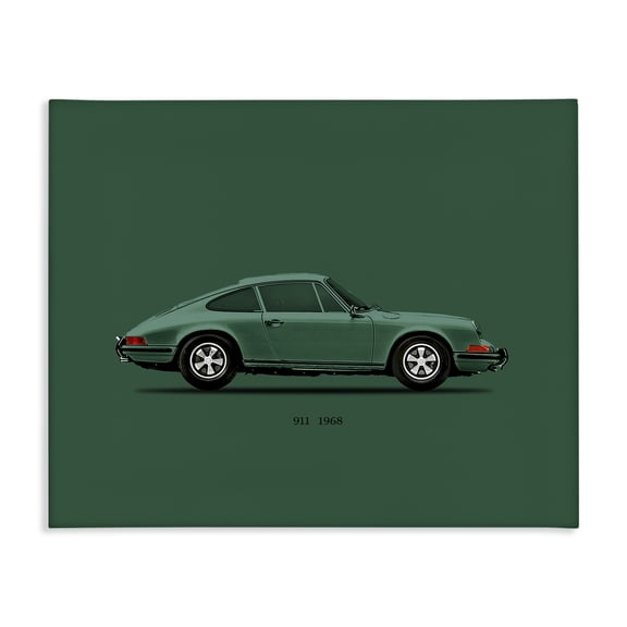 Stupell Industries Industrial Green Toned Classic Car Canvas Art, 20 x 16, by Mark Rogan