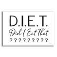thumbnail image 1 of Epic Art 'Did I Eat That?' by Lettered & Lined, Acrylic Glass Wall Art, 24"x16", 1 of 8