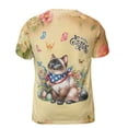 thumbnail image 2 of Siamese Celebrates Spring and Enjoys a Happy Easter All Over Print 3D Shirt Unisex Merch Cat Lover Kitten Owner Gifts - 02001, 2 of 6