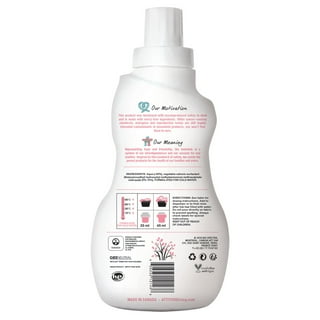 ATTITUDE Sensitive Skin, Hypoallergenic Baby Fabric Softener, Fragrance  Free, 33.8 fl oz (pack of 1)