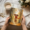 thumbnail image 3 of Welcome Fall Afghan Hound Strolling Through the Autumn Maple Forest Spiral Bound Journal Dog Lover 5x7in Spiral Notebook - 12012, 3 of 5