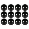thumbnail image 2 of Uxcell M5 Rosca hembra 20mm Diámetro Perilla de máquina de plástico negra 12 Paquete, 2 of 5