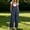 Navy, variant on Women's Linen Wide Leg Overalls U Neck Sleeveless Loose Fit Side Pocket Casual Jumpsuit Long Pants for Weekend Casual Outing Black L