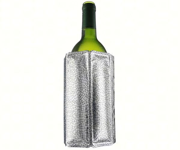 Vacu Vin Silver Active Wine Cooler Portable, Reusable & Flexible Wine