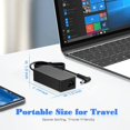 thumbnail image 2 of E ERSY 19.5V 3.33A 65W Laptop Charger for HP Pavilion 15 17 14 11, ENVY X360 14 15 17 TouchSmart 709985-001 Power Cord, 2 of 7