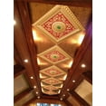 thumbnail image 5 of Dundee Deco's Victorian Gold-Red-Green Floral Glue Up/Drop In Ceiling Panels, 2 ft. X 2 ft. (4 sq ft.) each, Pack of 50, 5 of 5
