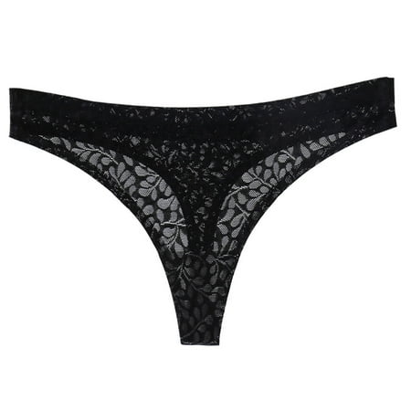 

Whlbf Women s Brief Underwear Sexy Lace Underwear Lingerie Thongs Panties Ladies Hollow Out Underwear Underpants