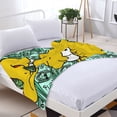 thumbnail image 3 of Simpsons Printing Bed Blanket, All Seasons Flannel Fleece Blanket, Soft & Warm Plush Blankets for Couch Sofa Bed Camping Travel, 60"x50", 3 of 9