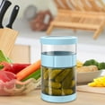 thumbnail image 6 of Glass Pickle Container with Strainer, Large Fermentation Jar for Sauerkraut Kimchi Pickles, Leakproof Airtight Lid Food Storage, BPA-Free Kitchen Essentials, 6 of 6