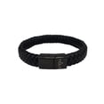 thumbnail image 1 of Pulsera MOLA Vancouver Negro Piel Caballero con Broche de Acero Inoxidable, 1 of 2