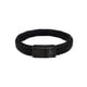 thumbnail image 1 of Pulsera MOLA Vancouver Negro Piel Caballero con Broche de Acero Inoxidable, 1 of 2