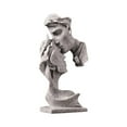 thumbnail image 2 of Couple Kissing Statue Sculpture Resin Figurine Ornament Decor Craft , Gray, 2 of 9