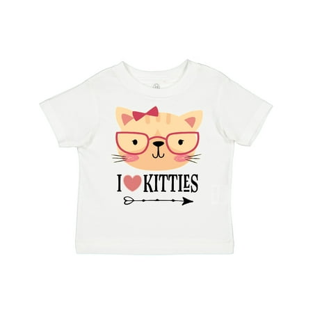 

Inktastic Cat Lover I Love Kitties Gift Toddler Toddler Girl T-Shirt