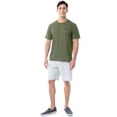 thumbnail image 3 of Fish N Vibe Men's Short Sleeve Fishing Performance Outdoor Graphic T-Shirt, Lichen Green, S, 3 of 7