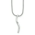 thumbnail image 1 of SS White Ice .03ct. Diamond Necklace 18 Inch, 1 of 3