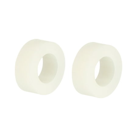 

Uxcell Round Spacer Washer 24 Pack Nylon 6.2mm ID x 11mm OD x 4mm L for M6 Screws Block Beige