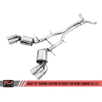 AWE Tuning 16-21 Chevrolet Camaro SS Touring Edition Cat-Back Exhaust with Quad Chrome Silver Tips