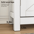 thumbnail image 5 of 30" Farmhouse Storage Cabinet with Drawer & Adjustable Shelf, for Kitchen, Dining Room, Bathroom, Entryway, 2 Available Color, 5 of 6
