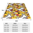 thumbnail image 3 of Pofeuu Cute Dog Print Ultra-Soft Micro Fleece Blanket,for Bed Or Sofa,All Season Throw Blankets Flannel Blanket-50"x40", 3 of 7