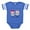 Royal Blue, variant on CafePress - We're One Boy & Girl - Cute Infant Baby Football Bodysuit