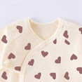 thumbnail image 4 of CAUYDY Newborn Toddler Pajamas Sleepers for Baby Girl Boy Long Sleeve Romper Preemie Infant Clothes Spring Summer Fall Winter Loungewear Sizes 1-3 Months,Purple, 4 of 4